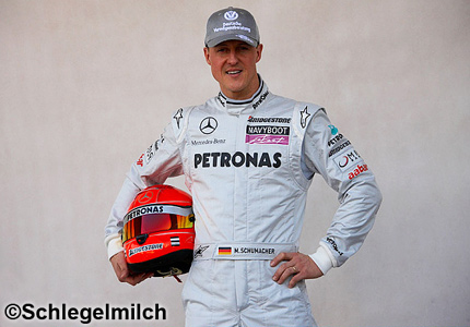 German ace Michael Schumacher is widely recognised as being the world's best