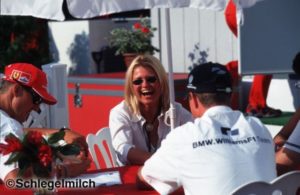Michael Schumacher with wife and brother