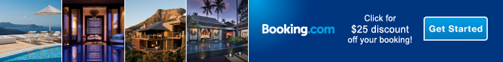 Click here now for $25 discount at Booking.com
