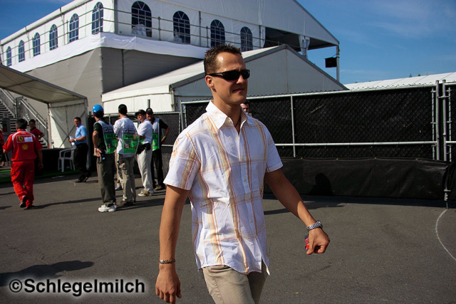 Michael Schumacher in casual clothes